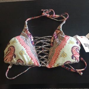 Billabong swim top with tags